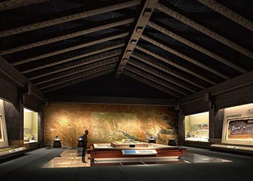 博物館展廳展館